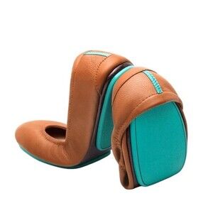 Tieks Women's 10 Chestnut Leather The Ballet Flat Matte Full Grain Comfort Shoes